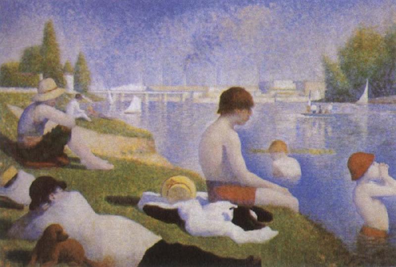 Georges Seurat Bathers at Asnieres Germany oil painting art